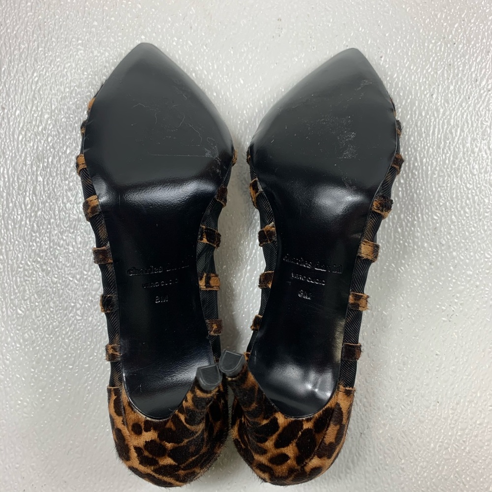 Charles David Vane Leopard Mesh Pumps NWOT - Picture 5 of 7